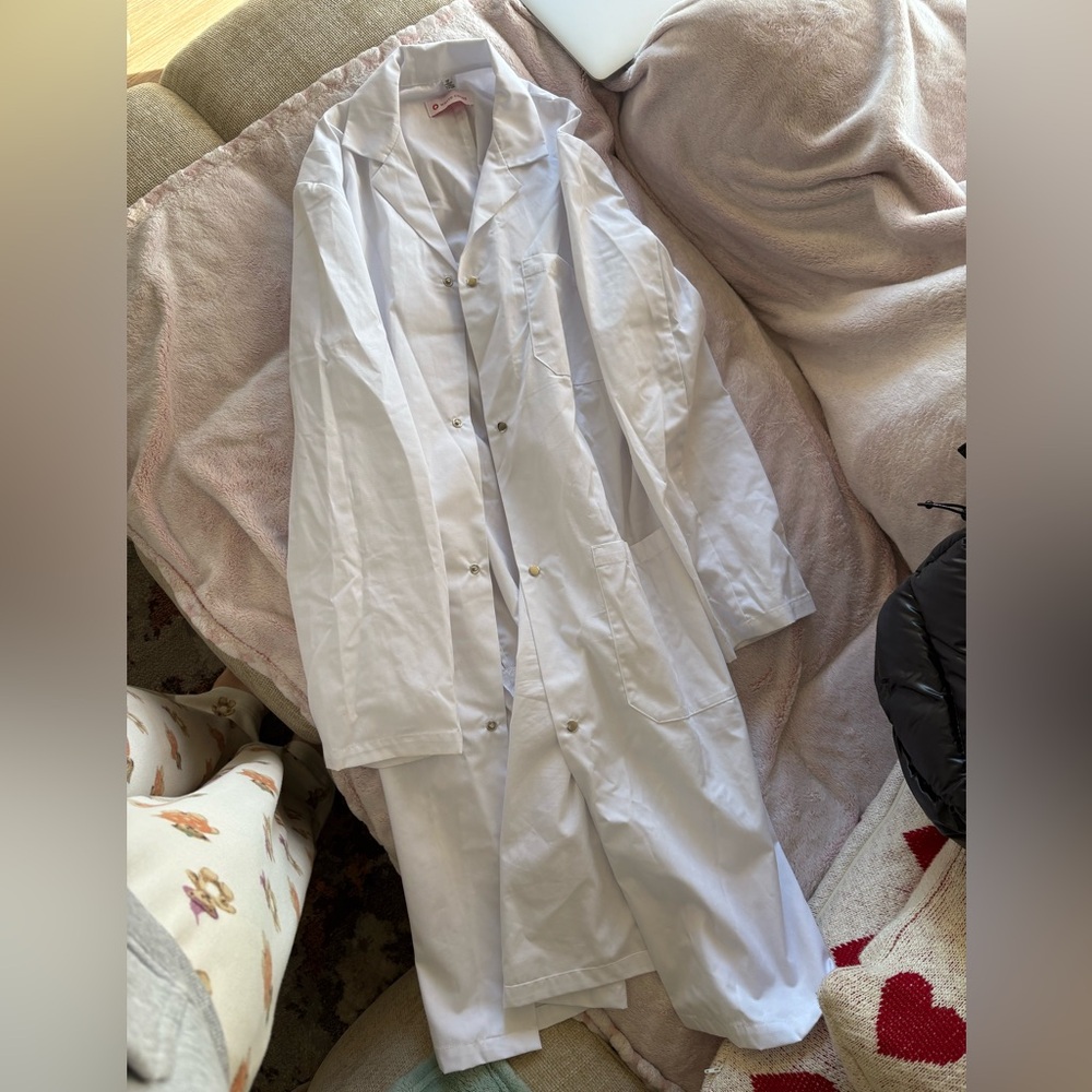 White Cross lab coat